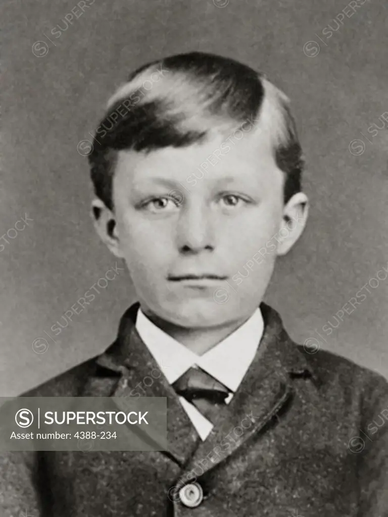 Childhood Portrait of Inventor Wilbur Wright