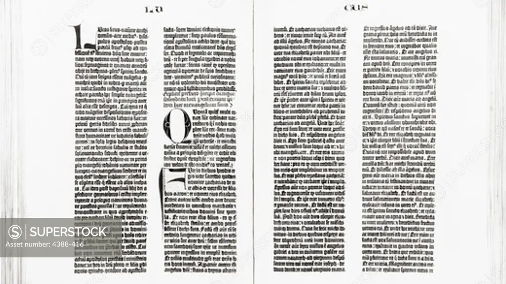 Pages from Gutenberg Bible