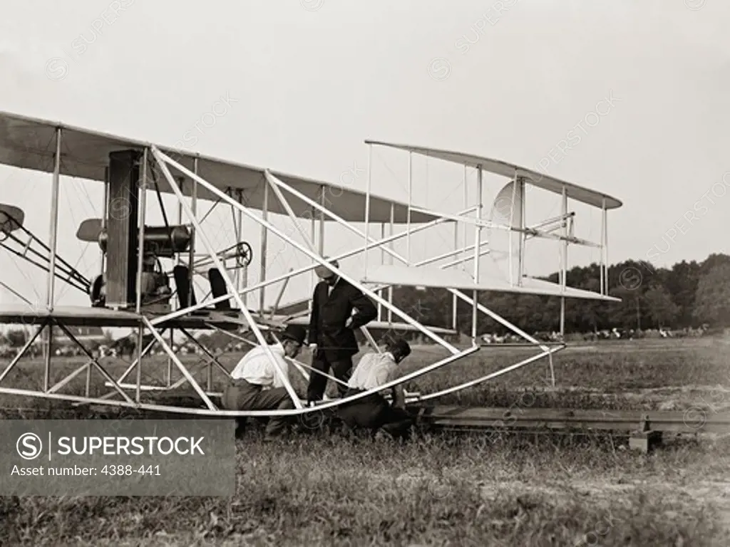 Preparing the Wright Flyer