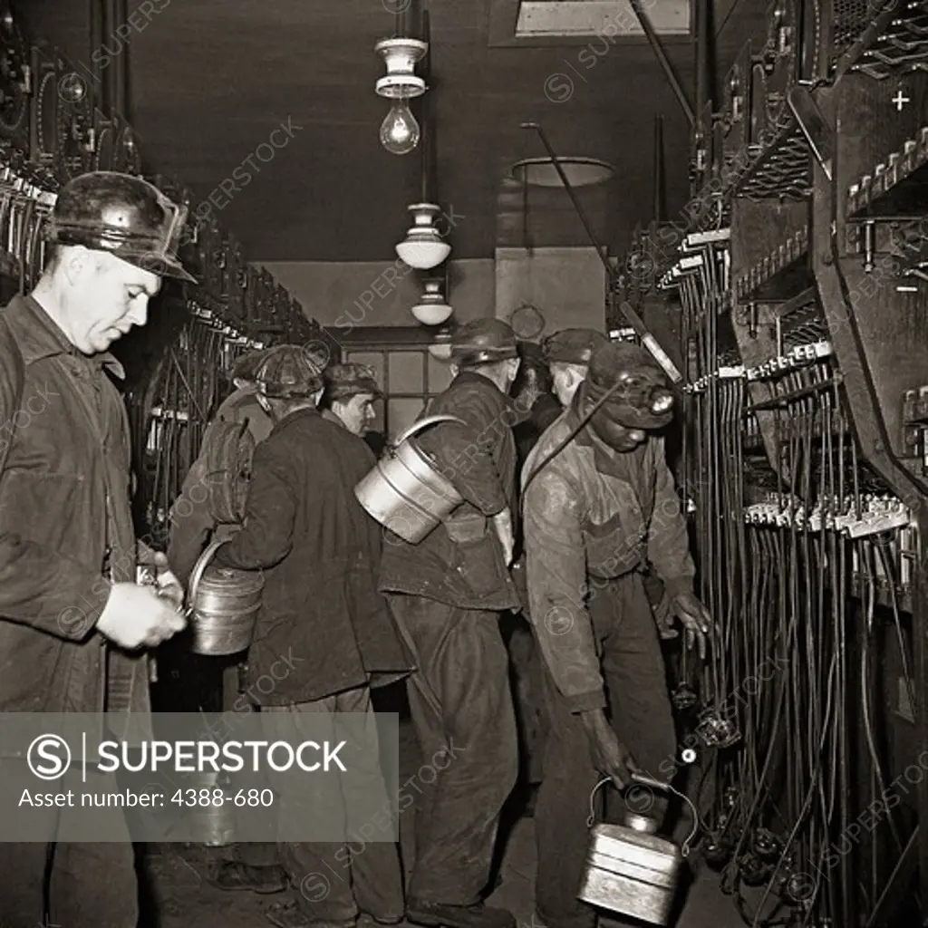 Miners Preparing