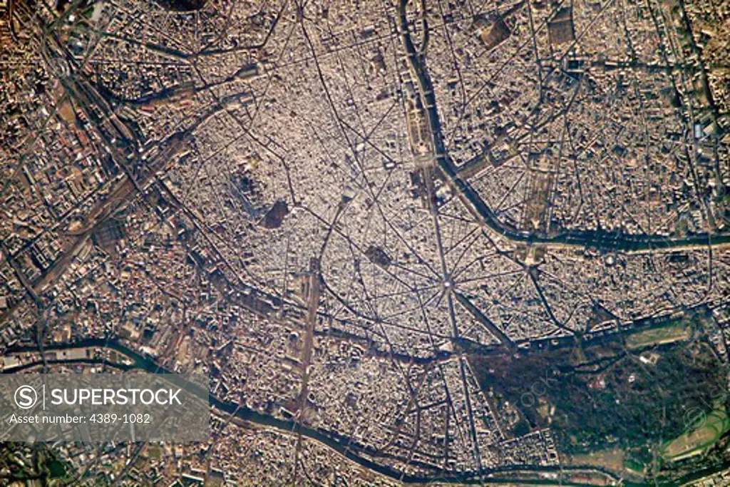 Paris From International Space Station