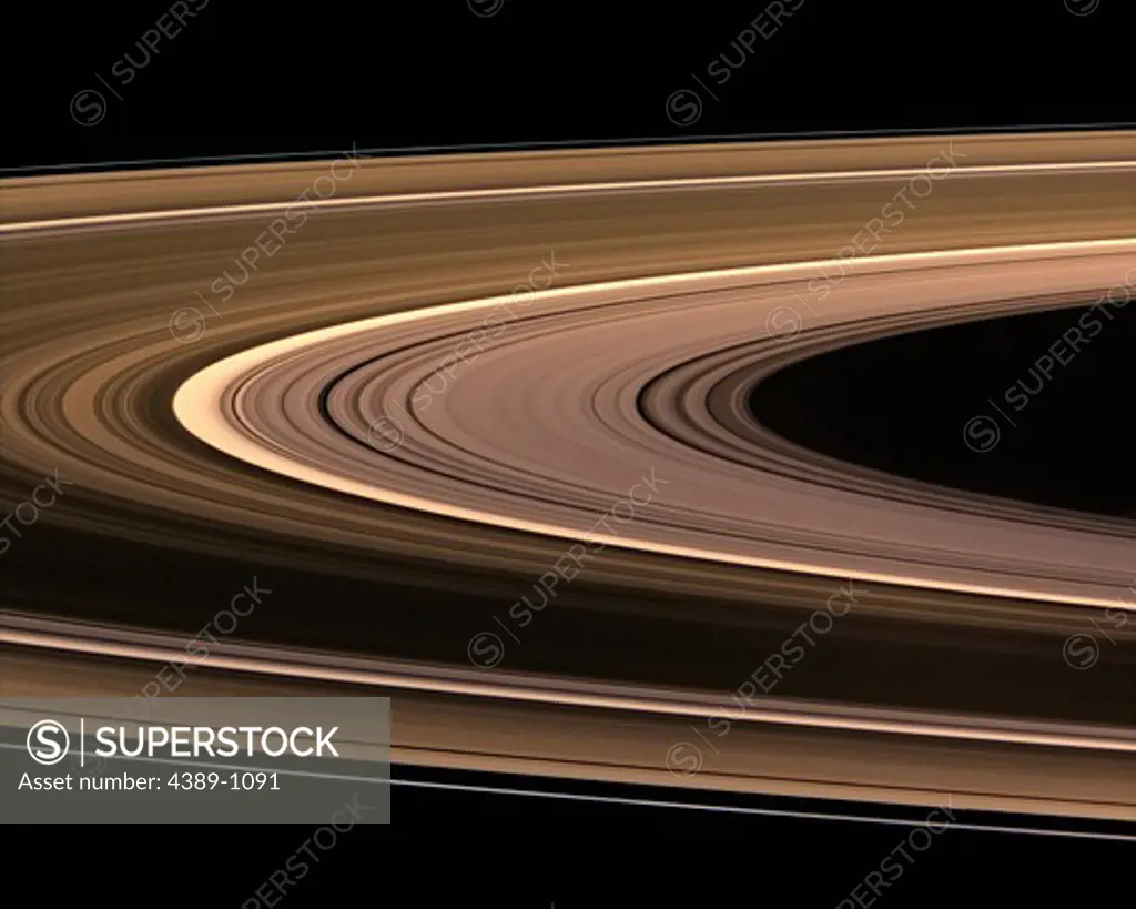 Saturn's Rings as Seen by Cassini