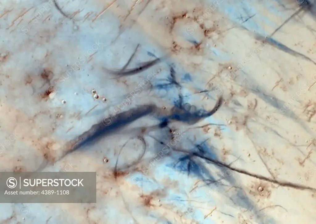 Dust-Devil Tracks in Southern Schiaparelli Basin Seen by Mars Reconnaissance Orbiter