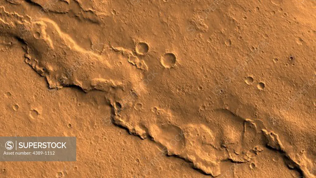A Wrinkle Ridge in Solis Planum Seen by Mars Reconnaissance Orbiter