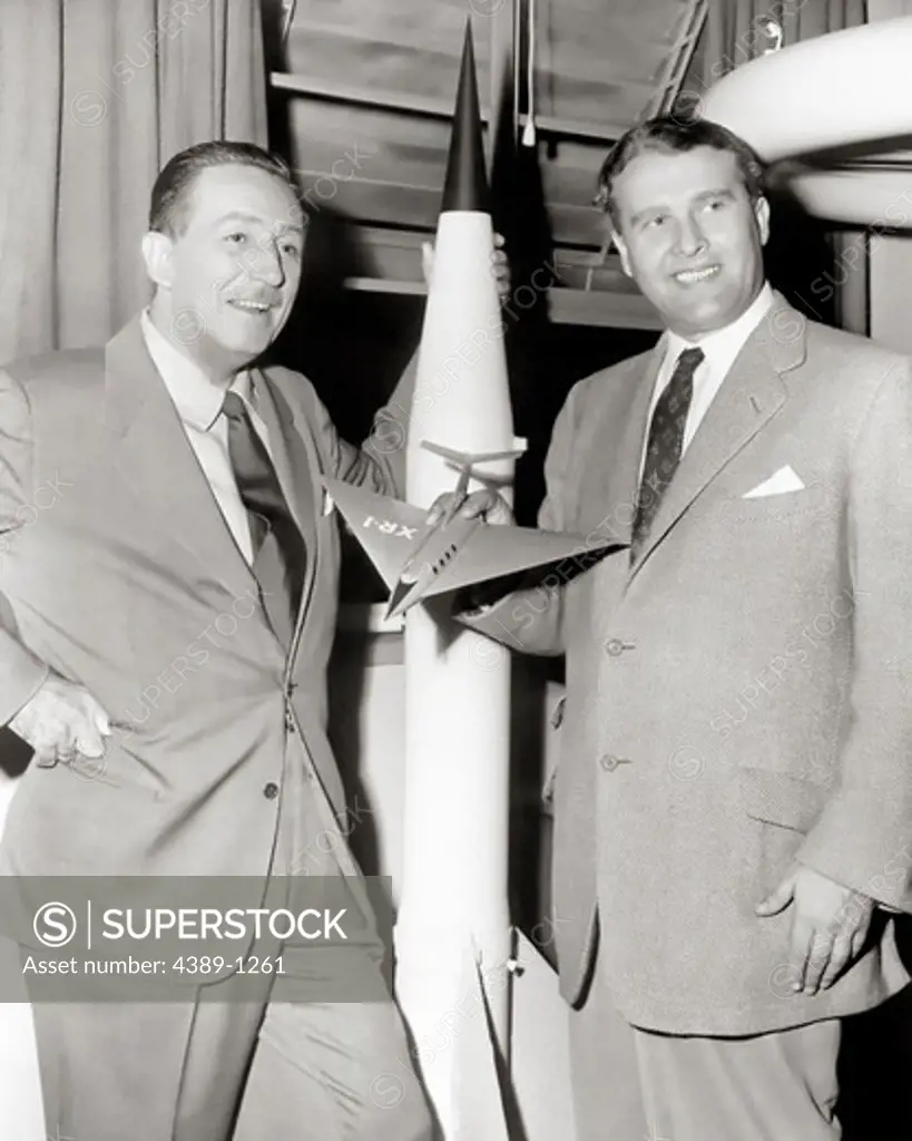 Walt Disney and Wernher von Braun