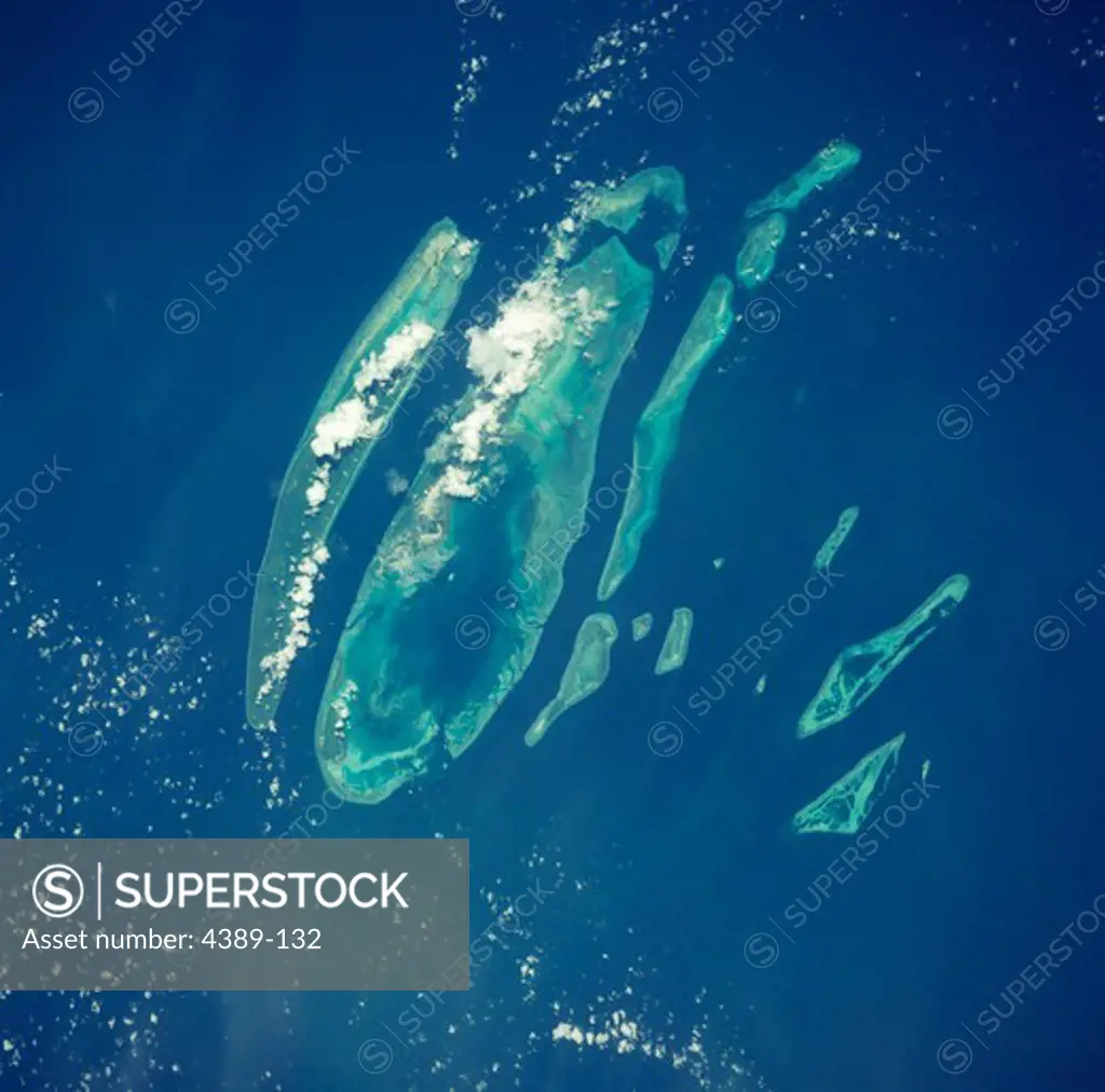 Sibutu Group Islands as Seen From Space