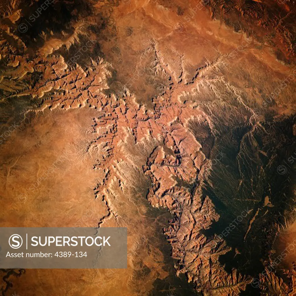 The Grand Canyon as Seen from Space