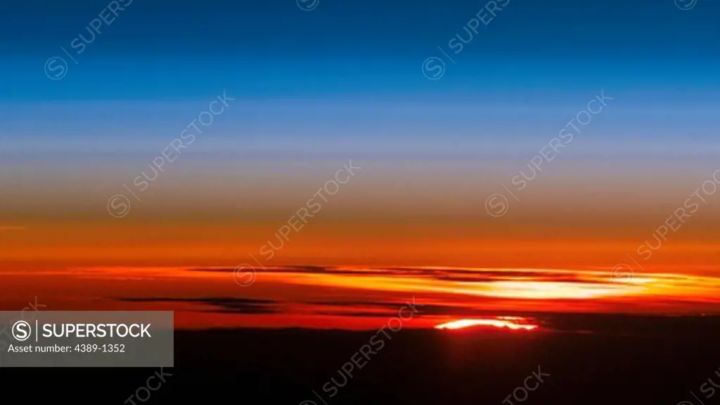 Sunset in Orbit