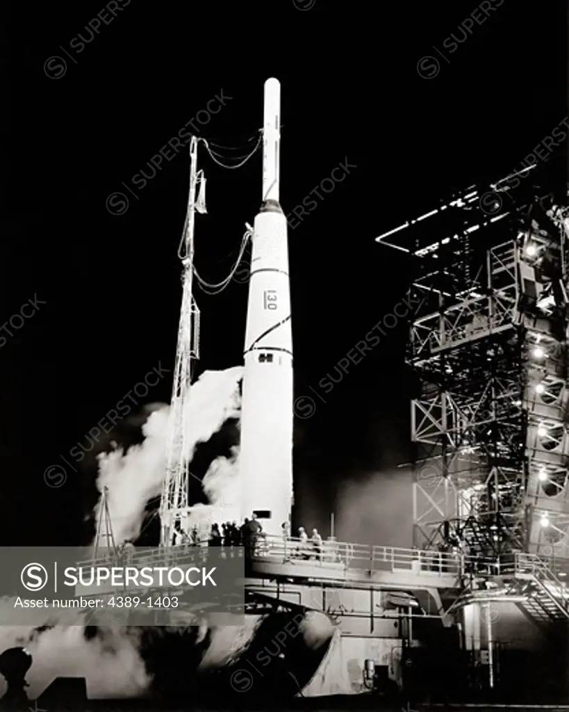 Pioneer 1 on Launch Pad