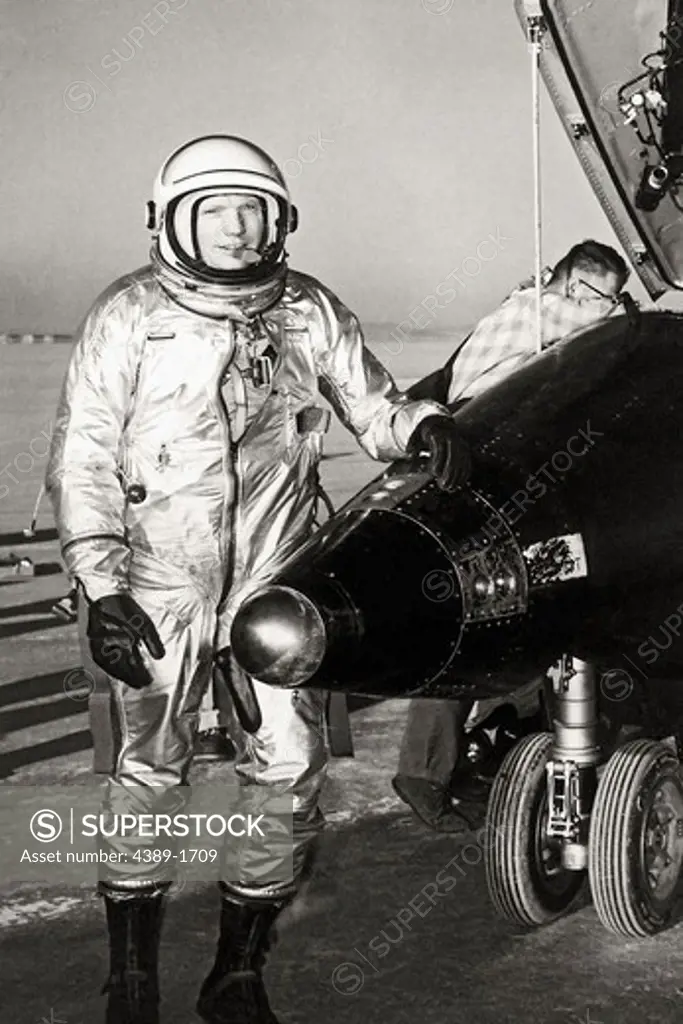 Pilot Neil Armstrong and X-15 #1