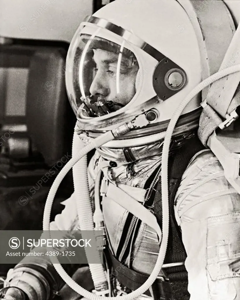 Alan Shepard in Space Suit
