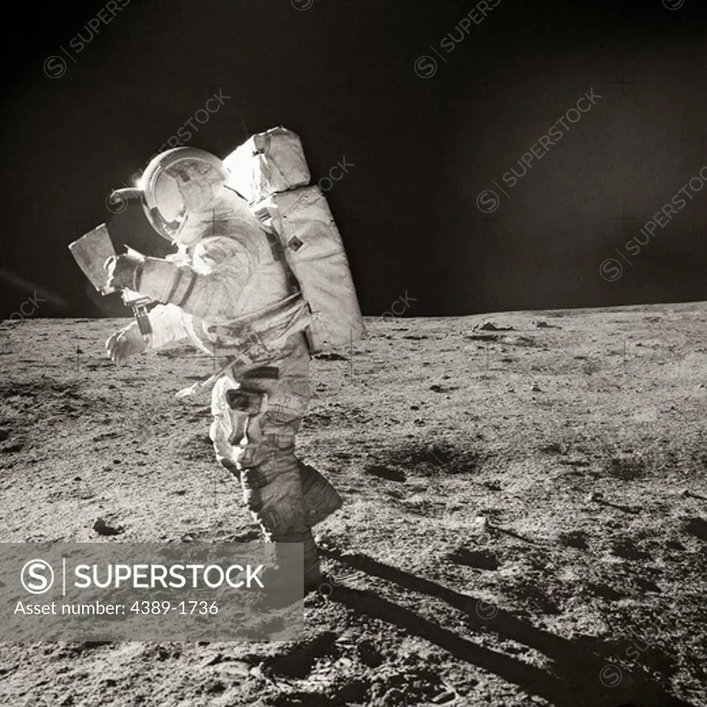 Ed Mitchell on the Moon