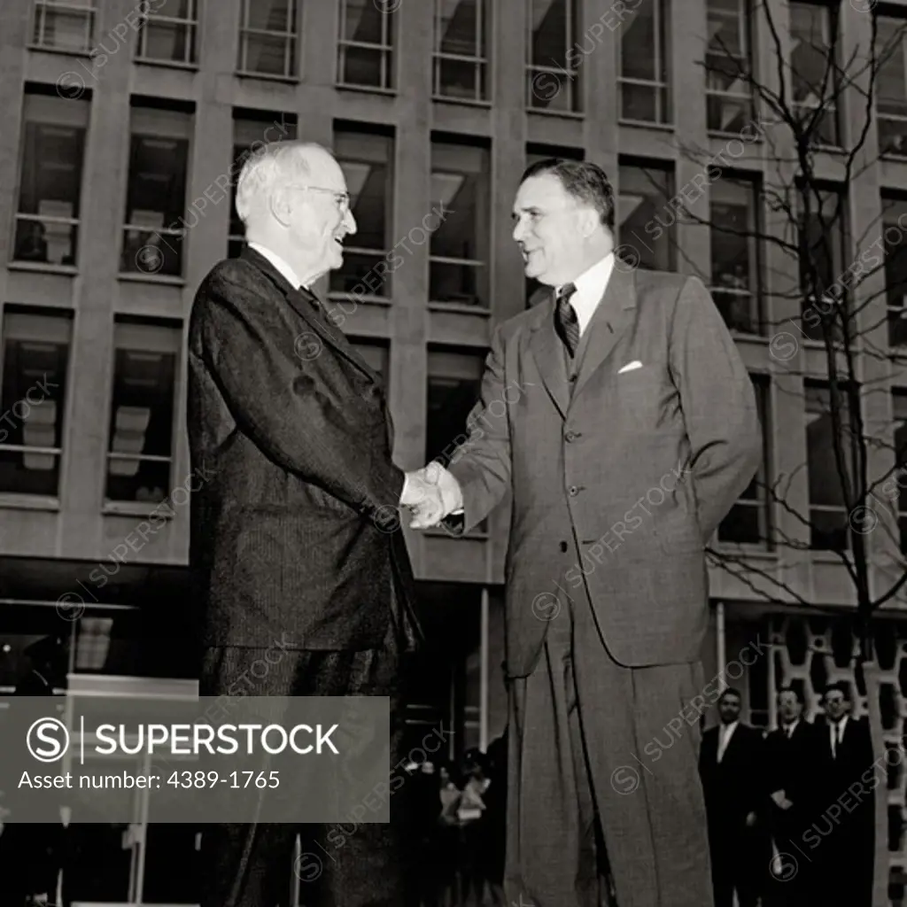Truman and Webb at NASA Headquarters