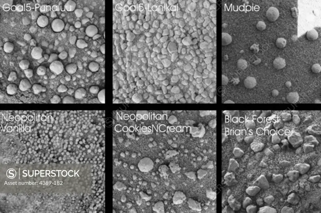 Comparison of Soil Particles, Mars from Opportunity Rover