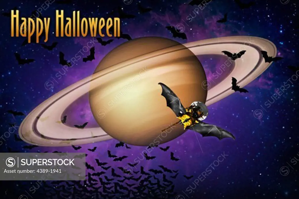 Halloween Greetings from Saturn
