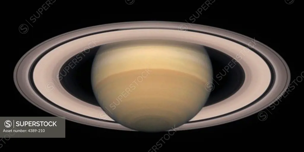 Beautiful Saturn, as Seen by Hubble Space Telecope