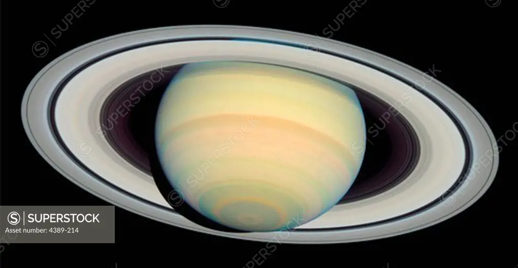 Beautiful Saturn, as Seen by Hubble Space Telecope
