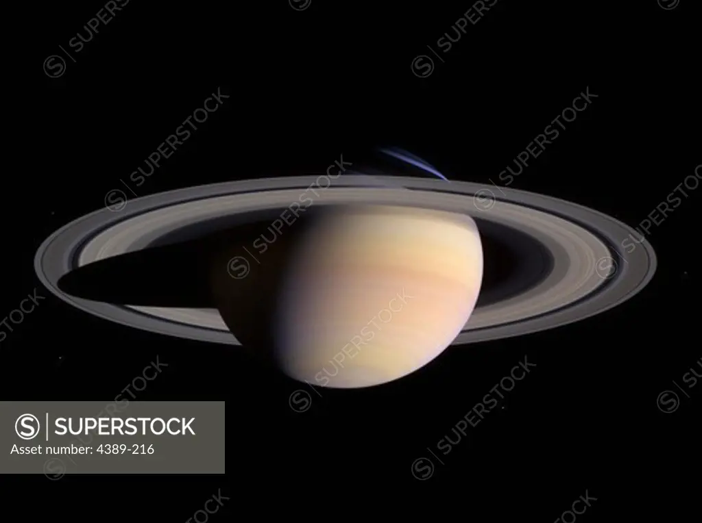 Beautiful Saturn, as Seen by the Cassini Space Probe