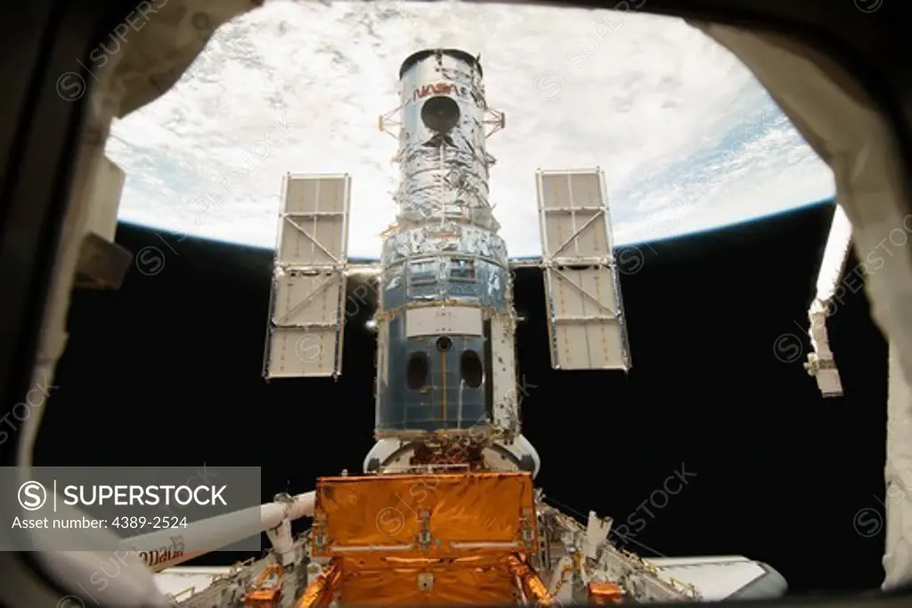Hubble Telescope After Capture