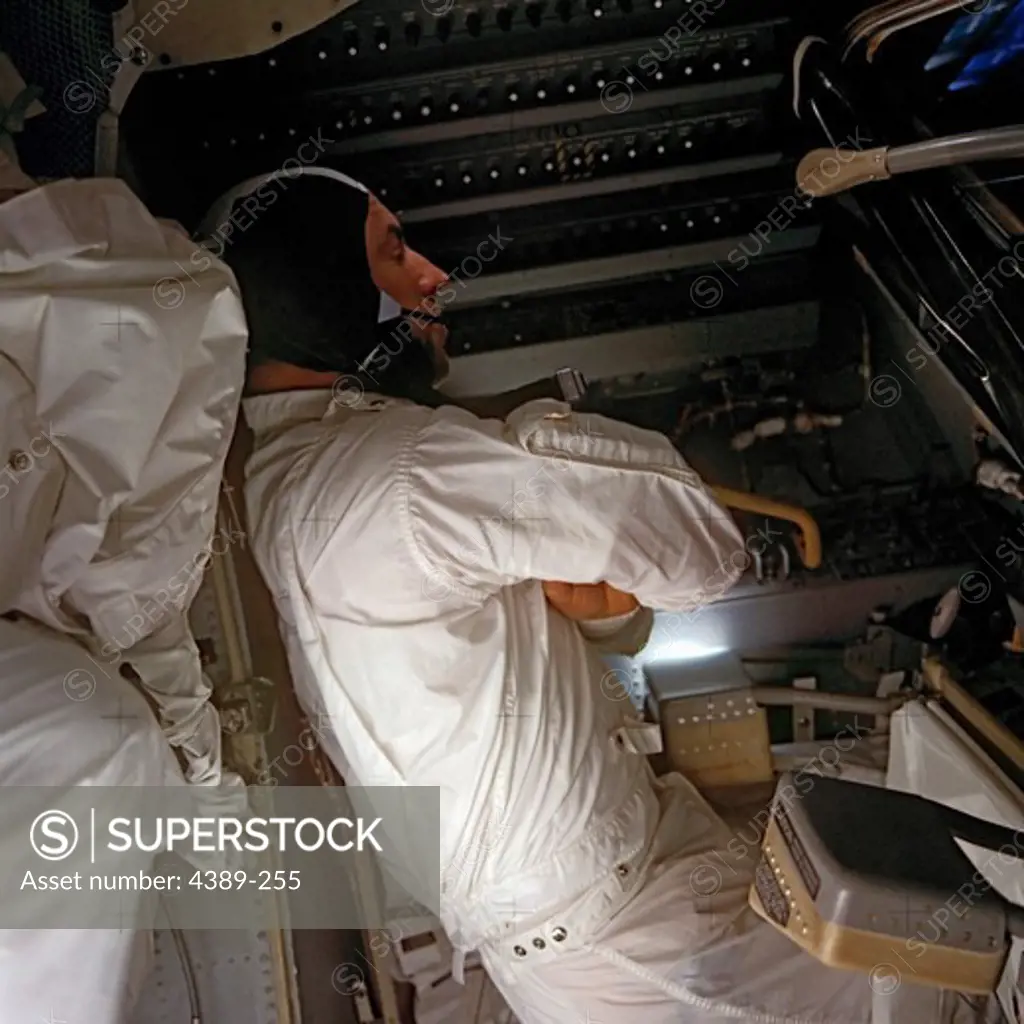 Apollo 13 - An Astronaut Sleeps