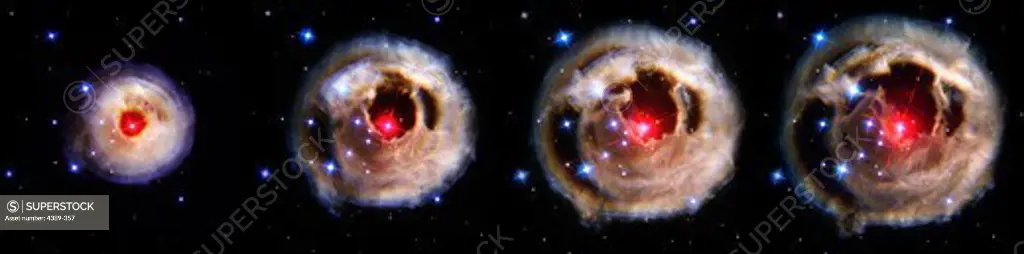 A Dramatic Sequence of a Stellar Outburst