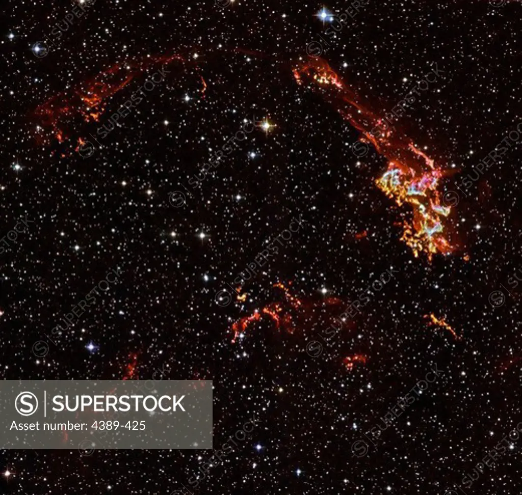 Kepler's Supernova Remnant Trails Through the Sky