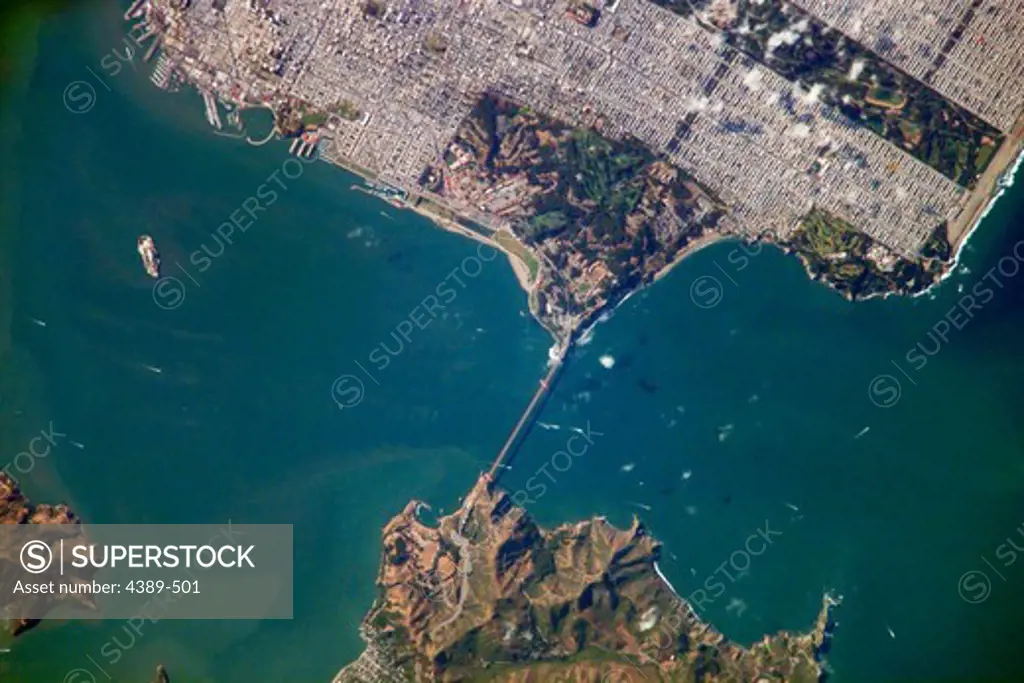 Orbital View of the Golden Gate