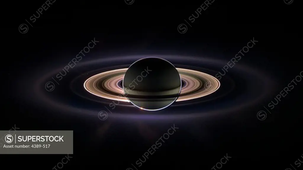 Saturn, Backlit