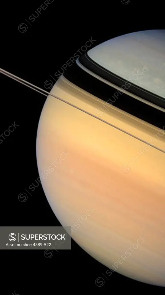 Ring Shadow on Saturn