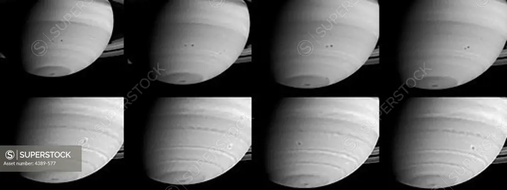 Storms Merging on Saturn