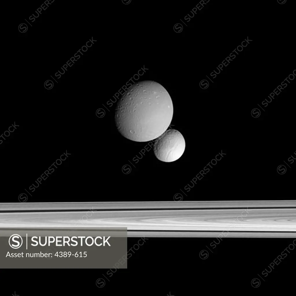 Rings and Moons of Saturn