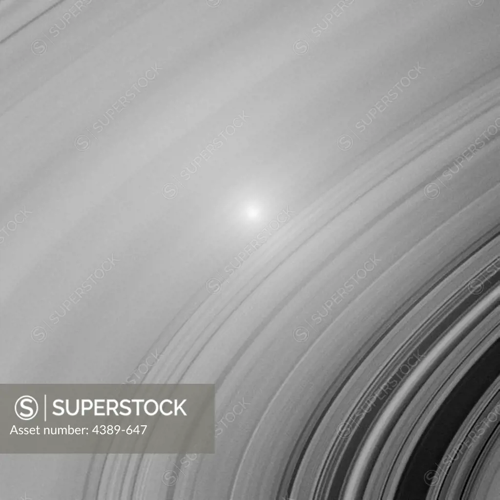 Reflection of the Sun on Saturn's Rings