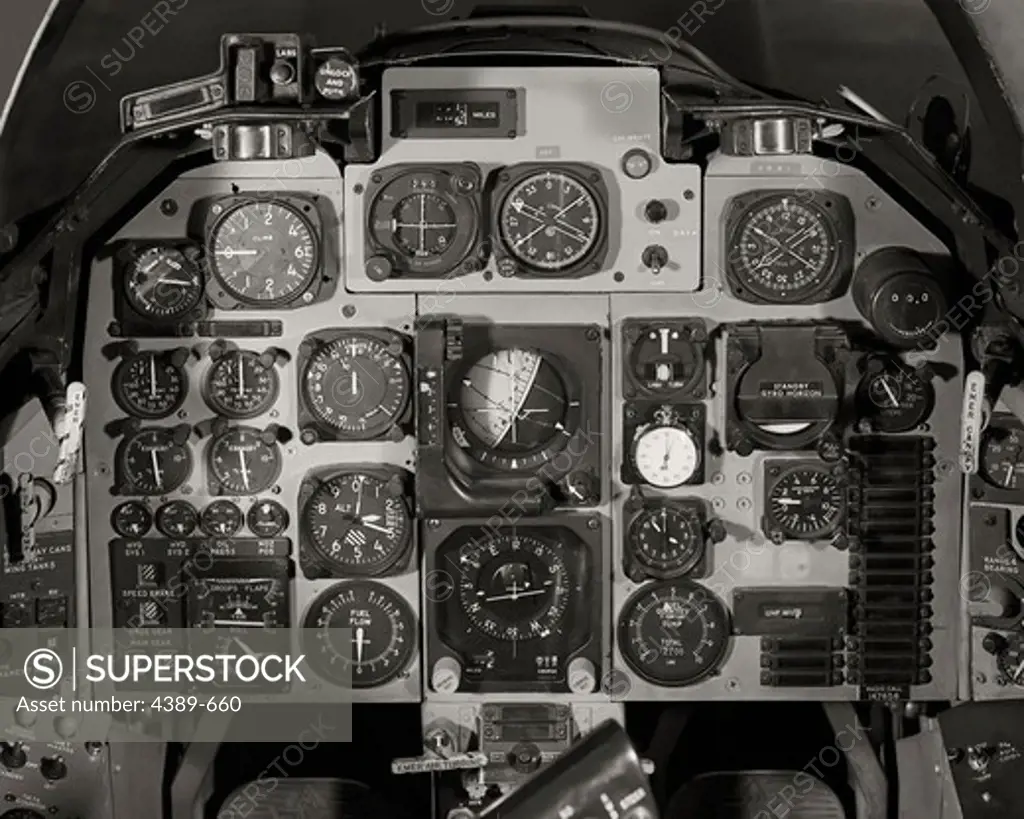 Cockpit of an A-5 Vigilante