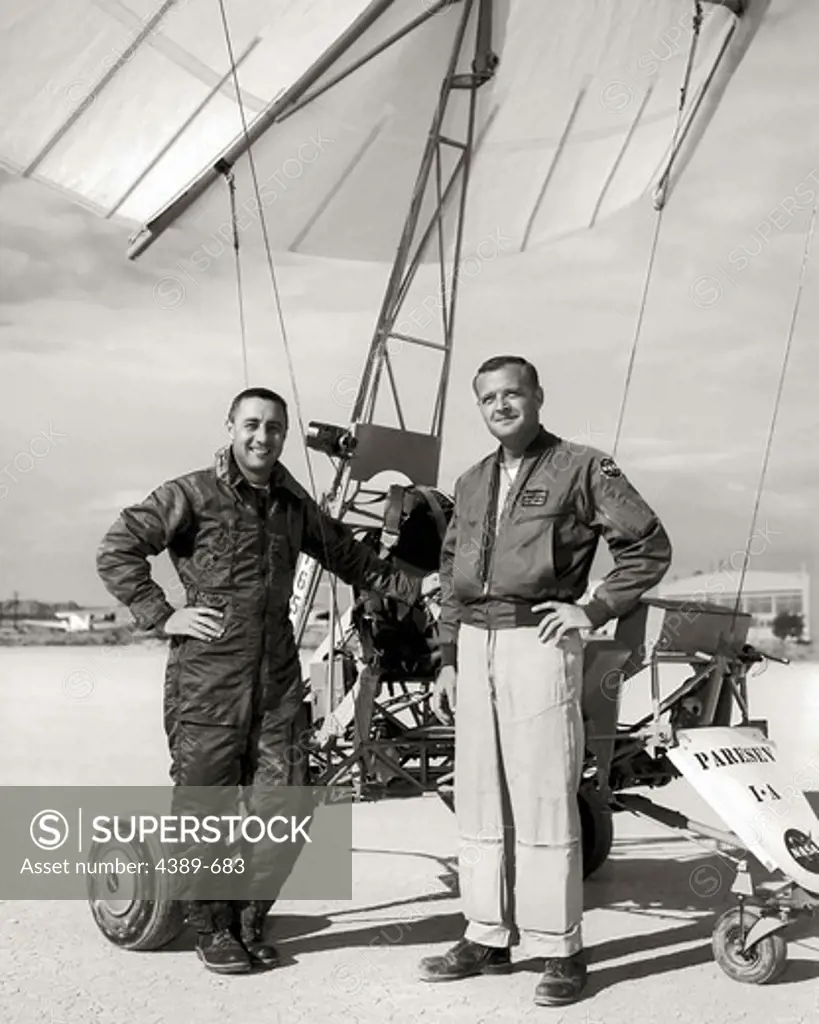 Gus Grissom with Paresev 1-A