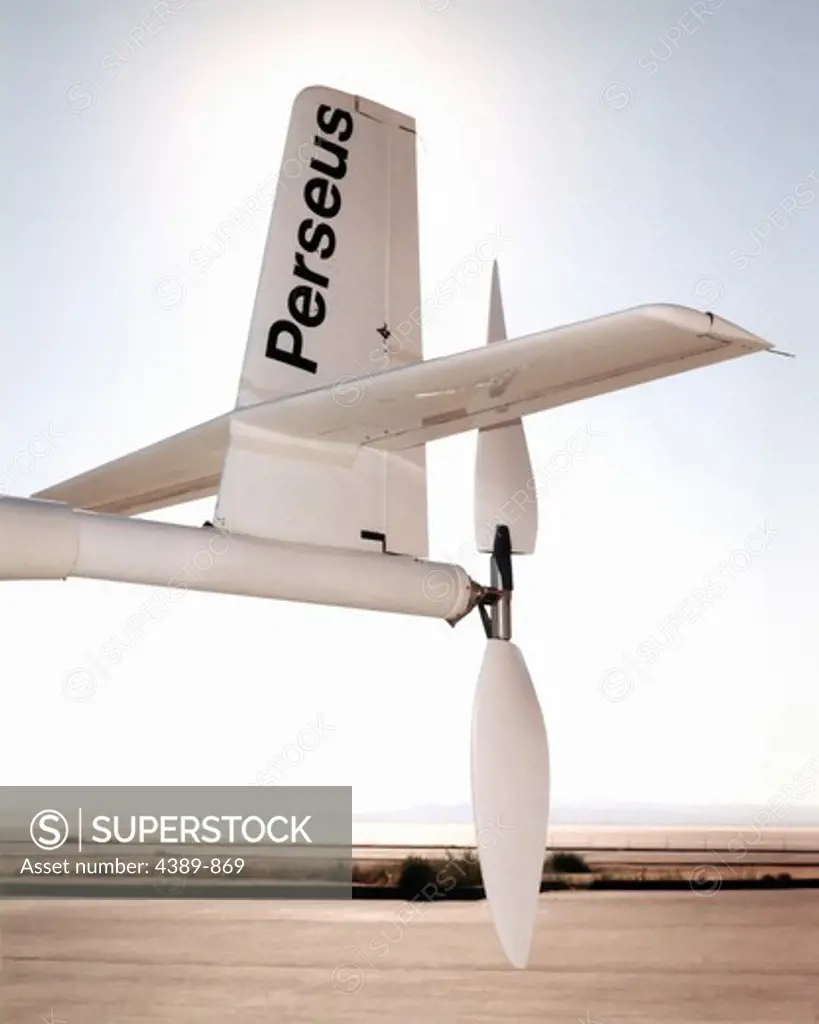 Tail and Pusher Propeller on Perseus