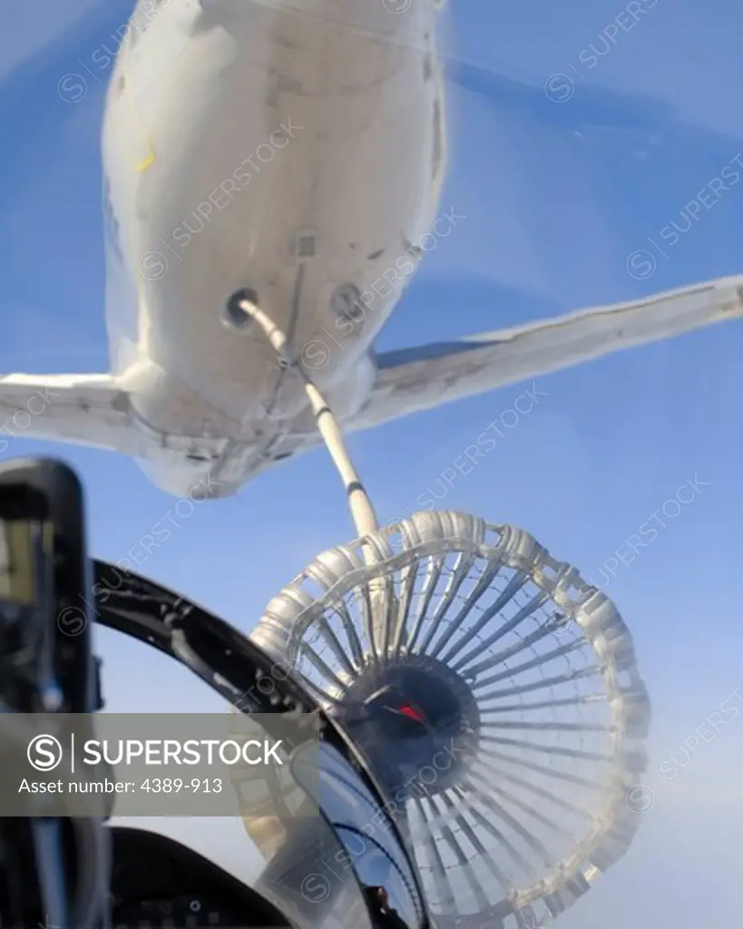 Cockpit View of Refueling