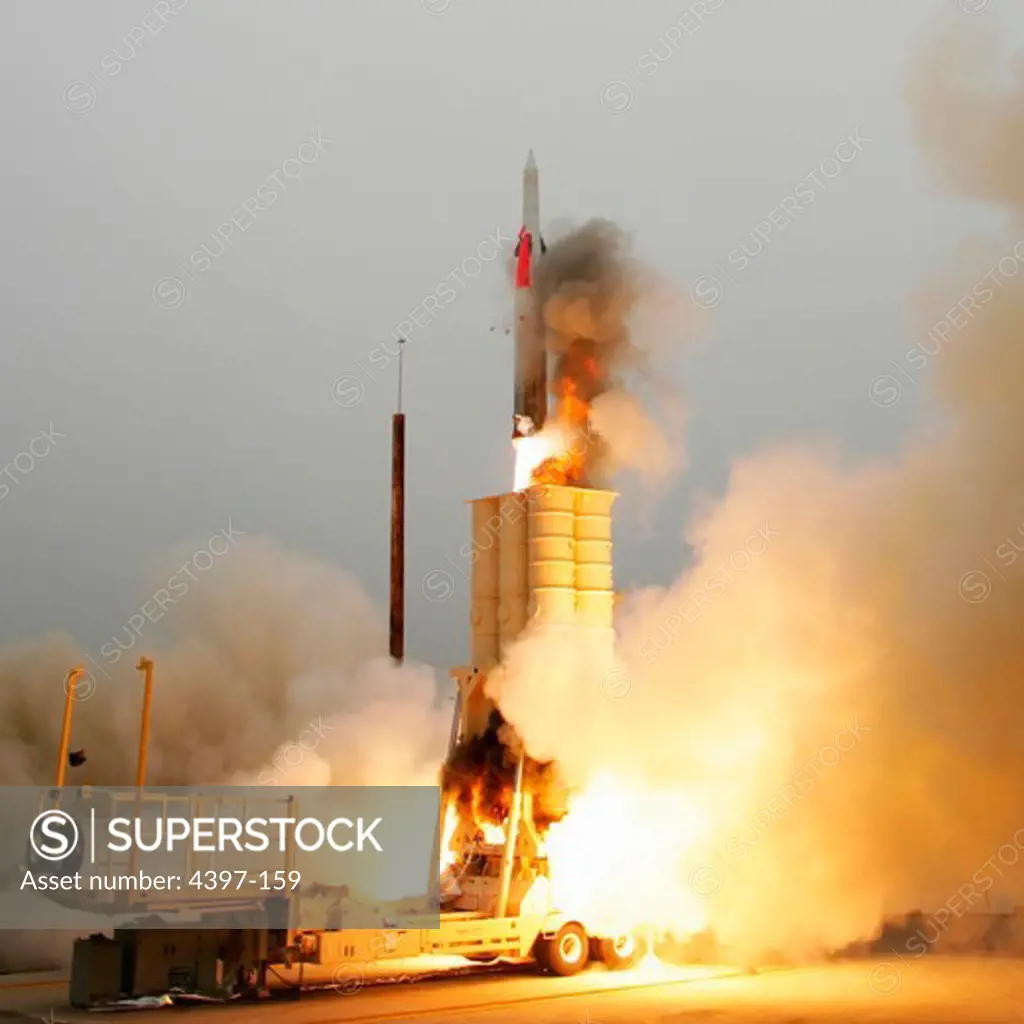 Launching Arrow Missile
