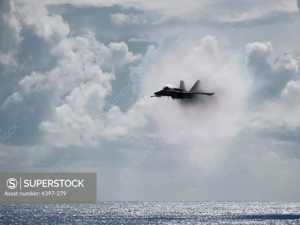 F/A-18C Hornet Breaks Sound Barrier