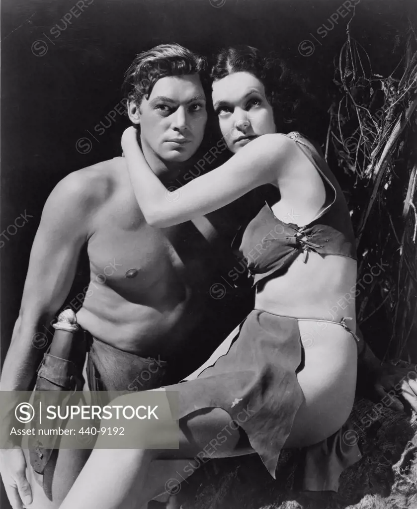 Johnny Weissmuller and Maureen O' Sullivan  Tarzan and his Mate  1934      