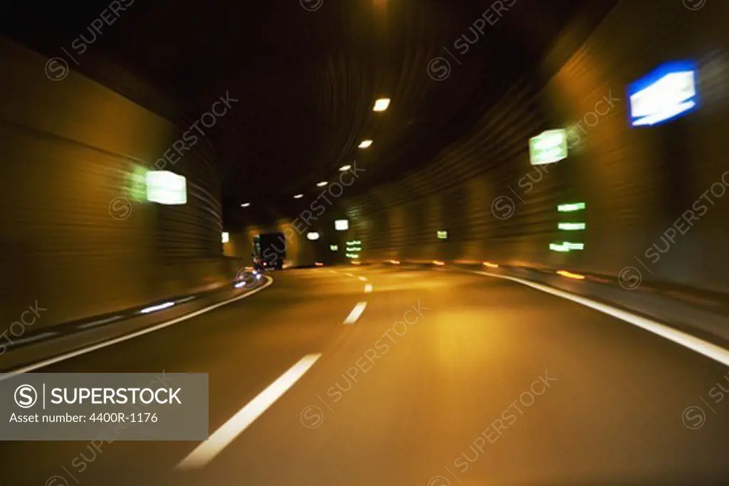 A car tunnel, Switzerland.