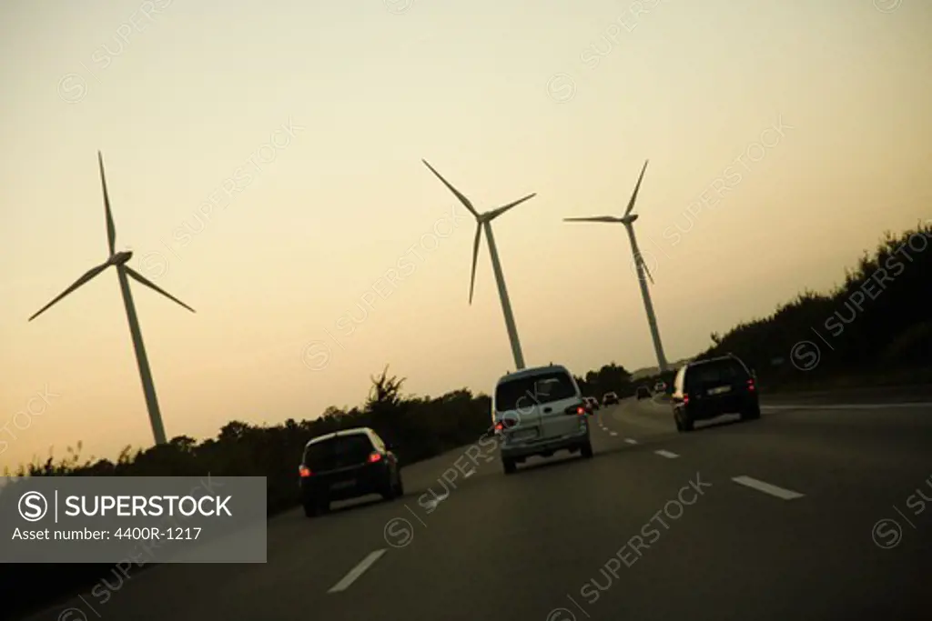 Wind turbines, Germany.