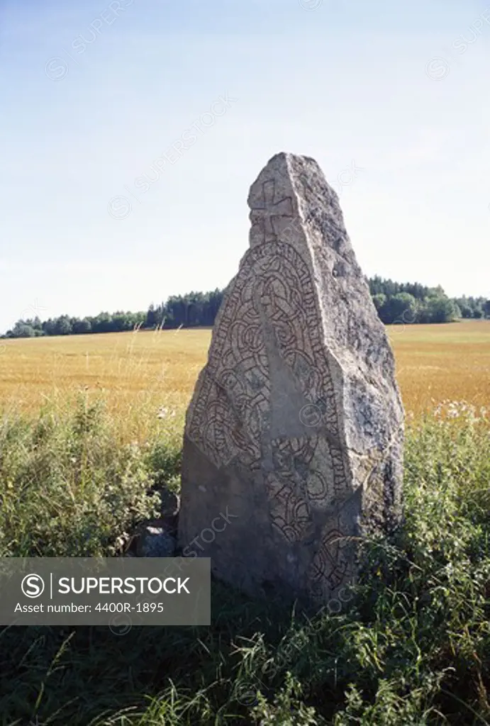 A rune stone, Sweden.