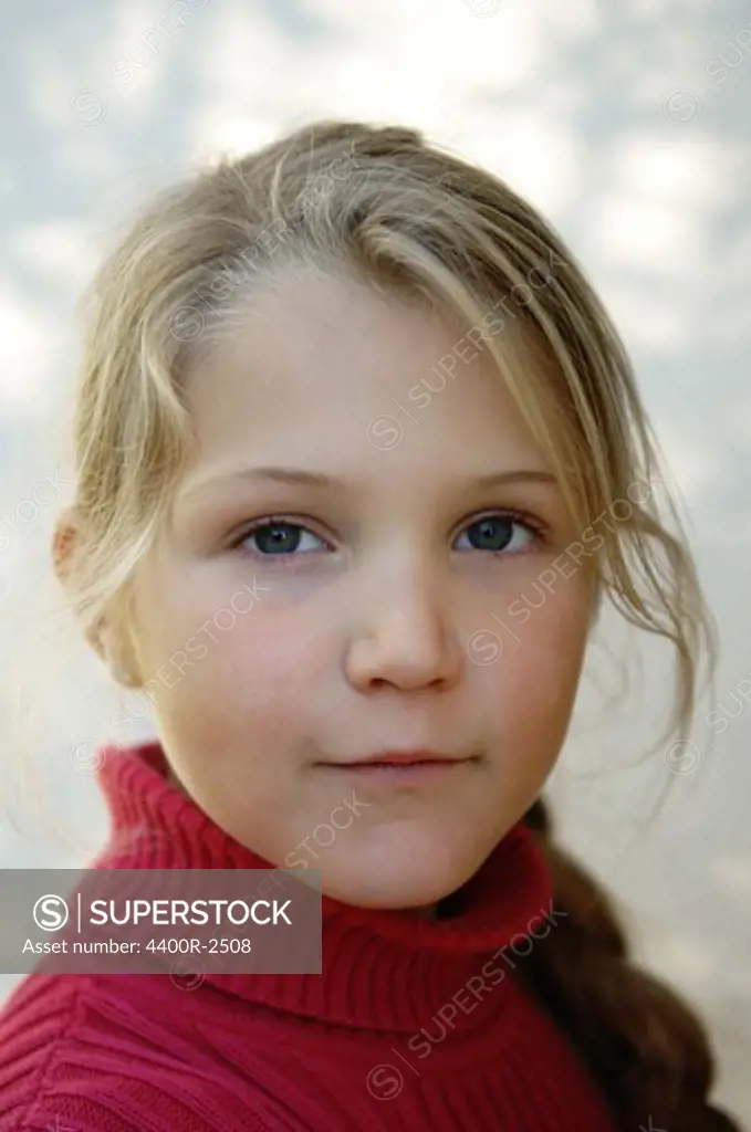 Portrait of a girl. Sweden.