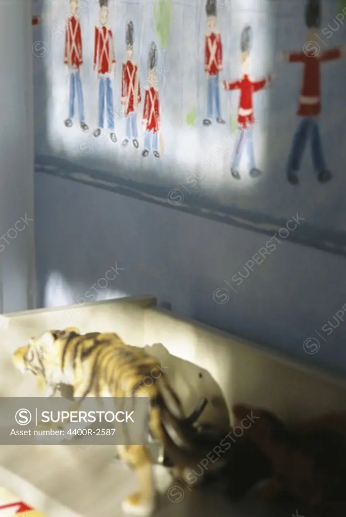 A childs room.