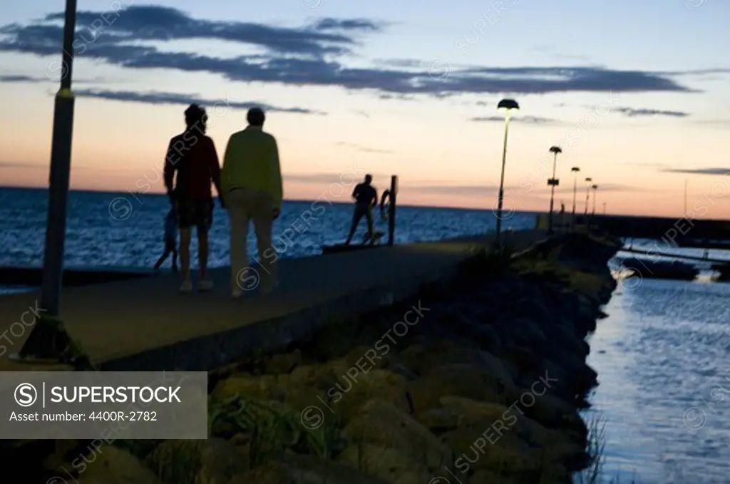 A harbour pier, Sweden.