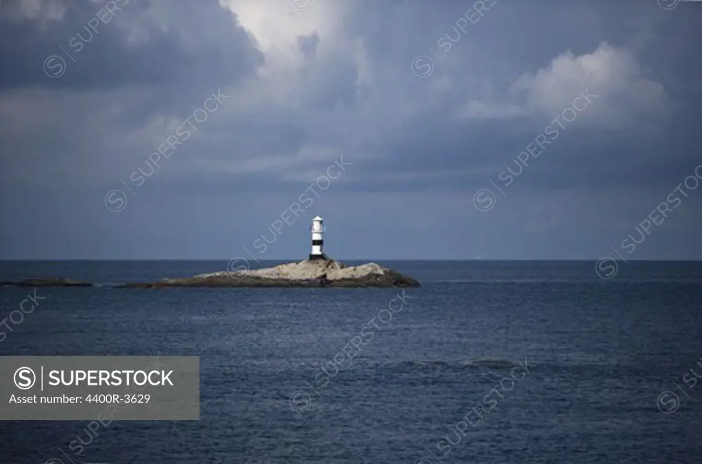 A lighthouse on the west coast, Sweden.