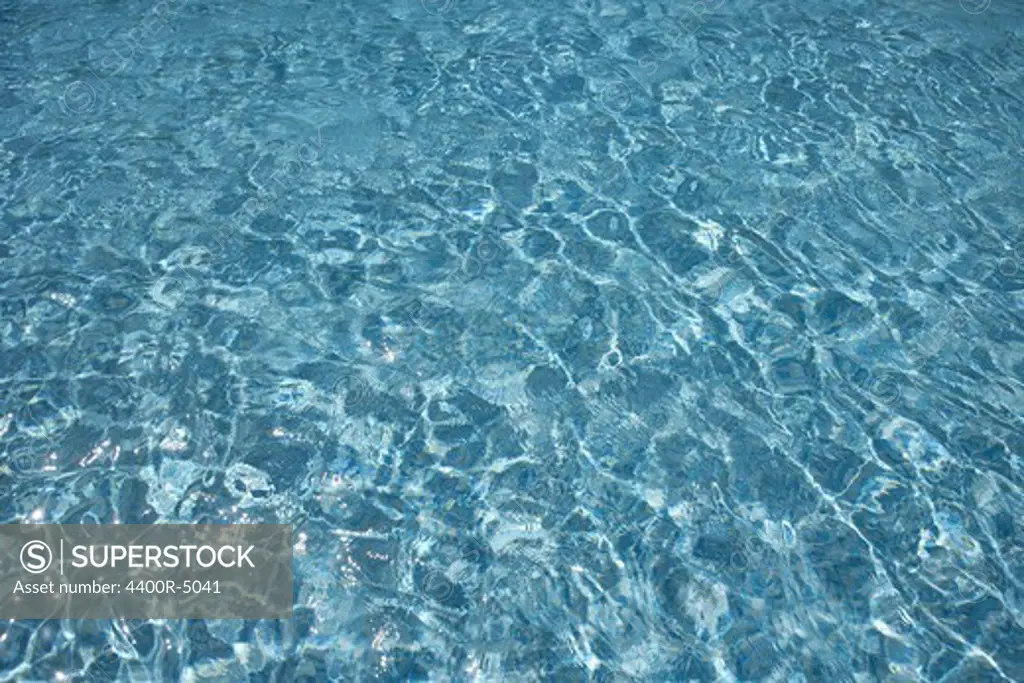 Full frame of pool water