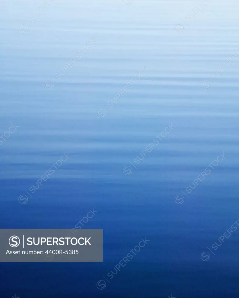 Blue water, Sweden.