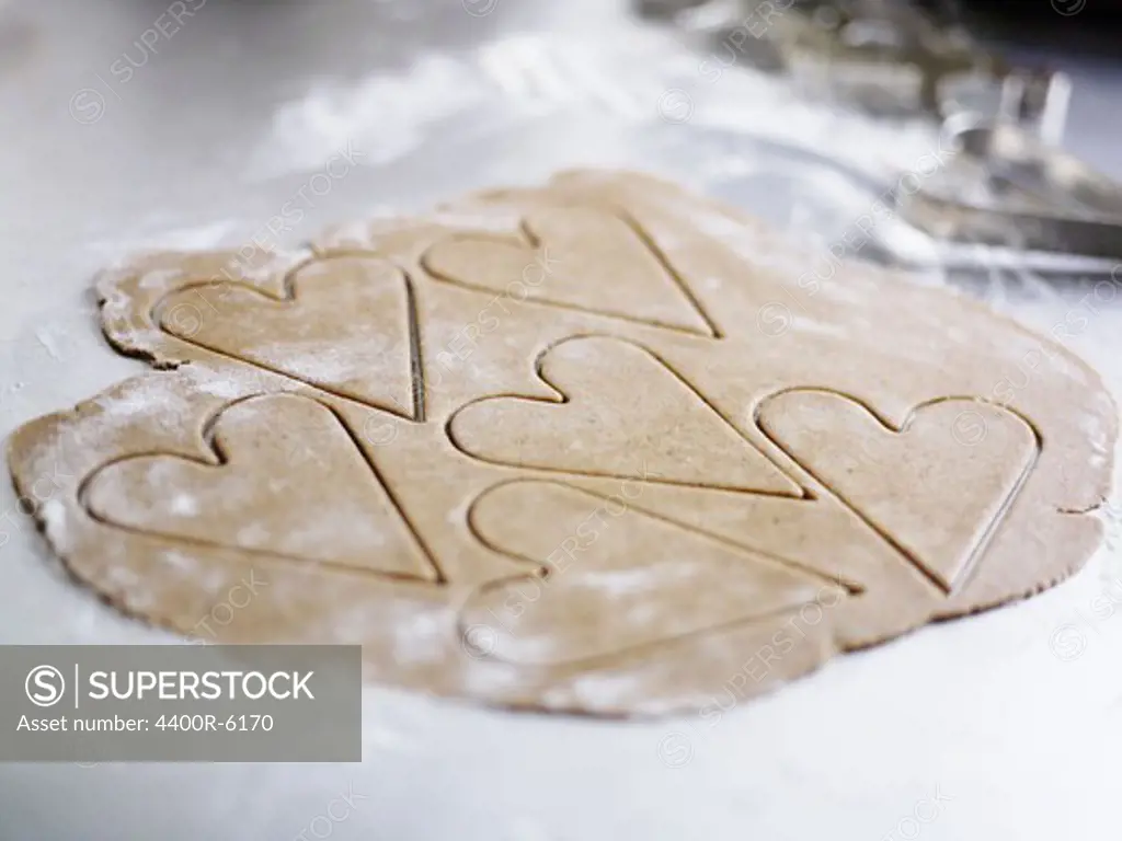 The making of gingerbread for Christmas, Sweden.