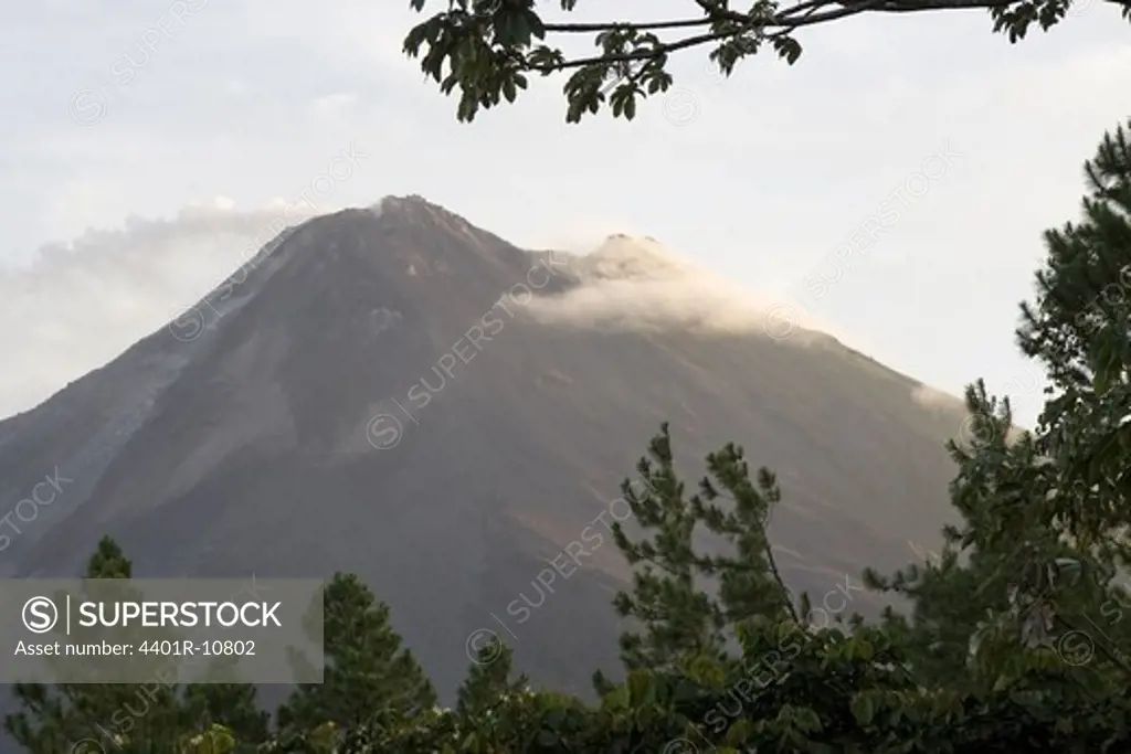 Volcanic eruption, Costa Rica.